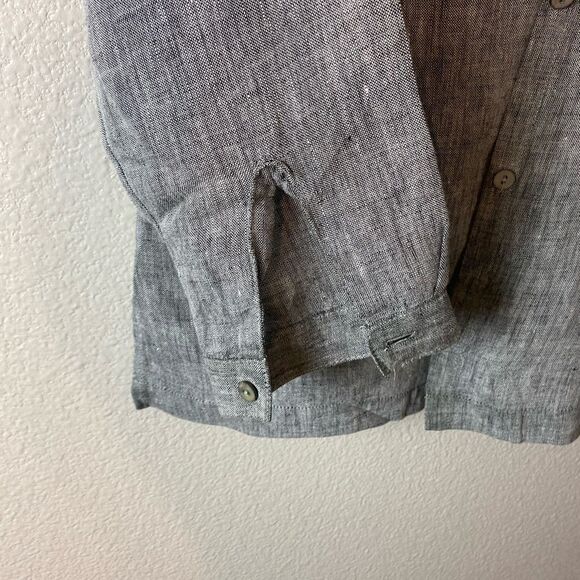 Marsh Landing Gray Button Down Shirt - Picture 7 of 11